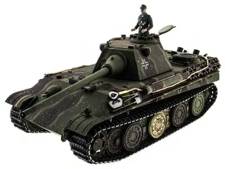 Танк пневматический Taigen 1/16 Panther type F (Германия) HC версия, башня на 360, подшипники в ред., V3 2.4G RTR TG3879-1FHC3.0