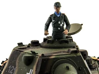 Радиоуправляемый танк пневматический Taigen 1/16 Panther type F (Германия) HC версия, башня на 360, подшипники в ред., V3 2.4G RTR TG3879-1FHC3.0 — фото 9
