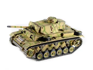 Радиоуправляемый танк Taigen 1/16 Panzerkampfwagen III (Германия) дым, свет (для ИК боя) V3 2.4G RTR камуфляж TG3848-BC-IR3.0 — фото 10