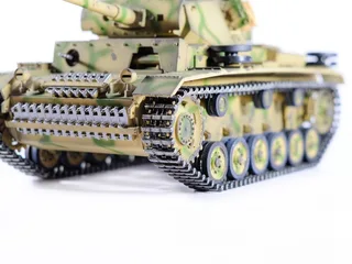 Радиоуправляемый танк Taigen 1/16 Panzerkampfwagen III (Германия) дым, свет (для ИК боя) V3 2.4G RTR камуфляж TG3848-BC-IR3.0 — фото 20