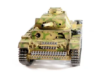 Радиоуправляемый танк пневматический Taigen 1/16 Panzerkampfwagen III (Германия) дым, свет V3 2.4G RTR камуфляж TG3848-BC3.0 — фото 11