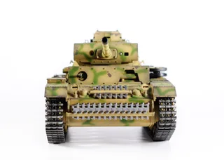 Радиоуправляемый танк пневматический Taigen 1/16 Panzerkampfwagen III (Германия) дым, свет V3 2.4G RTR камуфляж TG3848-BC3.0 — фото 19