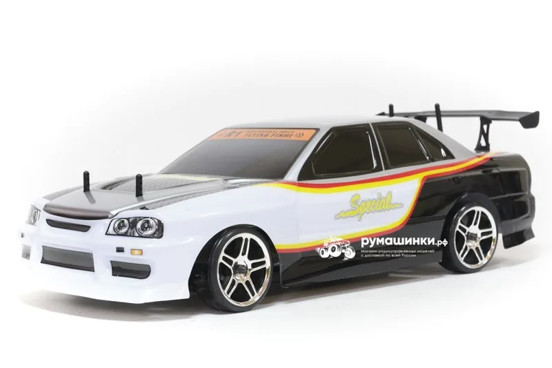 Радиоуправляемая модель для дрифта HSP Flying Fish 1 - 1:10 4WD Кузов Nissan R34 Skyline 94123/12333