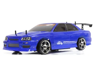 Для дрифта HSP Flying Fish 1 - 1:10 4WD Кузов Nissan Skyline R34 94123/12330 Blue