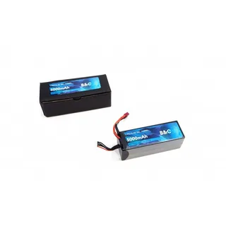Аккумулятор LiPo B&C - 11.1v 5000mAh 50C (3S, Hardcase, разъём T-Plug) B&C-5000-3S-50-H-T — фото 2