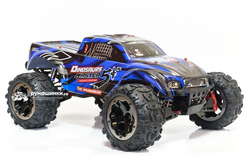 Радиоуправляемый монстр Remo Hobby Dinosaurs Master Brushless UPGRADE PLUS 4WD 2.4G 1/8 RTR RH8037