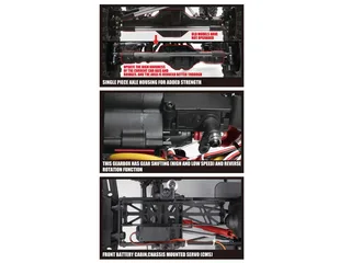 Радиоуправляемая трофи модель Remo Hobby 1097-ST (серебристый) 4WD 2.4G 1/10 RTR RH1097-ST — фото 2