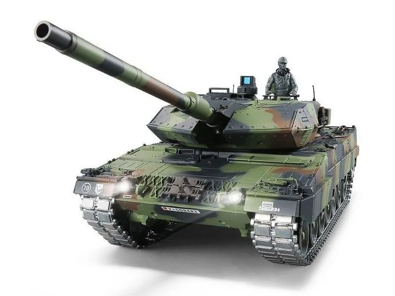 Радиоуправляемый танк Heng Long Leopard 2 A6 UpgradeA V7.0 2.4G 1/16 RTR HL3889-1UA7.0