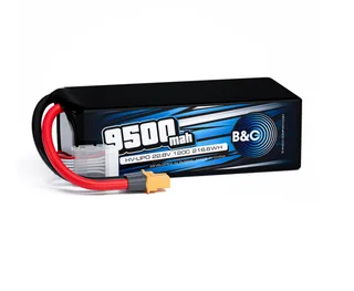 Аккумулятор Lipo B&C 9500 MAH 22.8v (6s HV), 120С, XT60, Softcase B&C-9500-6SHV-120-S-XT60