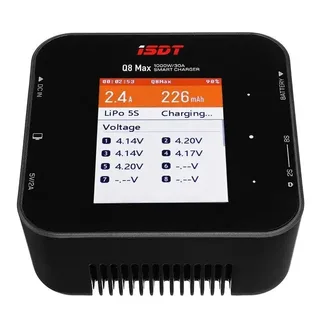 Зарядное устройство ISDT Q8 Max 1000 Вт 30A 1-8S Lipo — фото 2