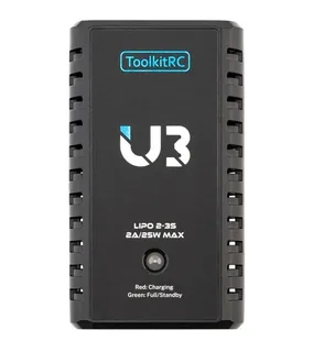 Зарядное устройство ToolkitRC U3 для LiPo аккумуляторов 2-3S — фото 2