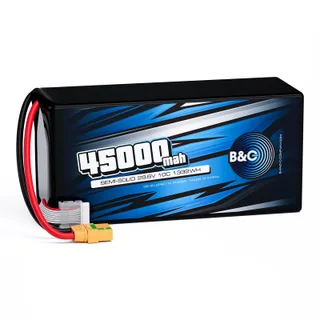 Аккумулятор Semi-Solid (Li-Po) B&C 45000 MAH 29.6V (8s) 10C, XT90S, Soft case