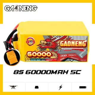Аккумулятор Li-po Gaoneng GNB Semi Solid State Li-ion Battery 310WH/kg 60000mah 8S2P 29.6V 5C 1776WH 157*90*217mm XT90