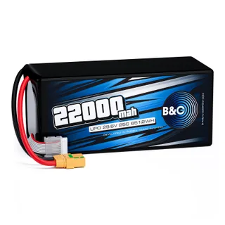 Аккумулятор Li-po B&C 22000 MAH 29.6V (8s) 25C, XT90S, Soft case (Для дронов)