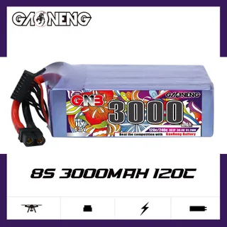 Аккумулятор LiPo GAONENG GNB 3000mAh 8S1P 30.4V 120C 111х35х76mm XT90S