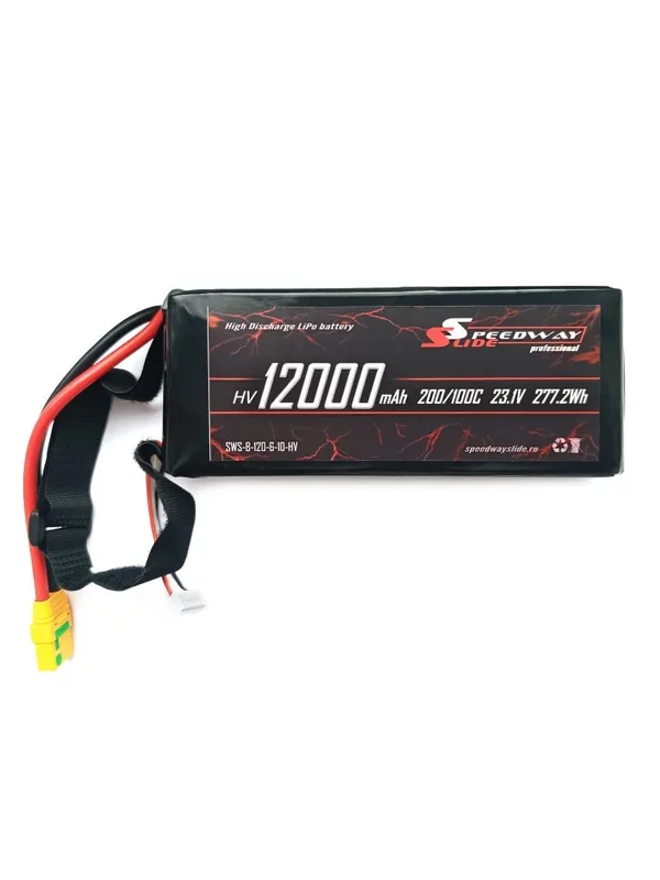 Аккумулятор Speedway Slide Li-Po HV soft case 6S 23.1v 12000mAh 100C XT90S