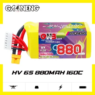 Аккумулятор LiPo GAONENG GNB LiHV 880mAh 6S 22.8V 160C XT30