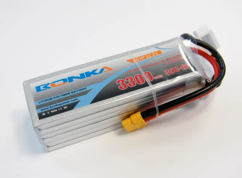 Аккумулятор LiPo Bonka 3300мАч 35C 22.2V