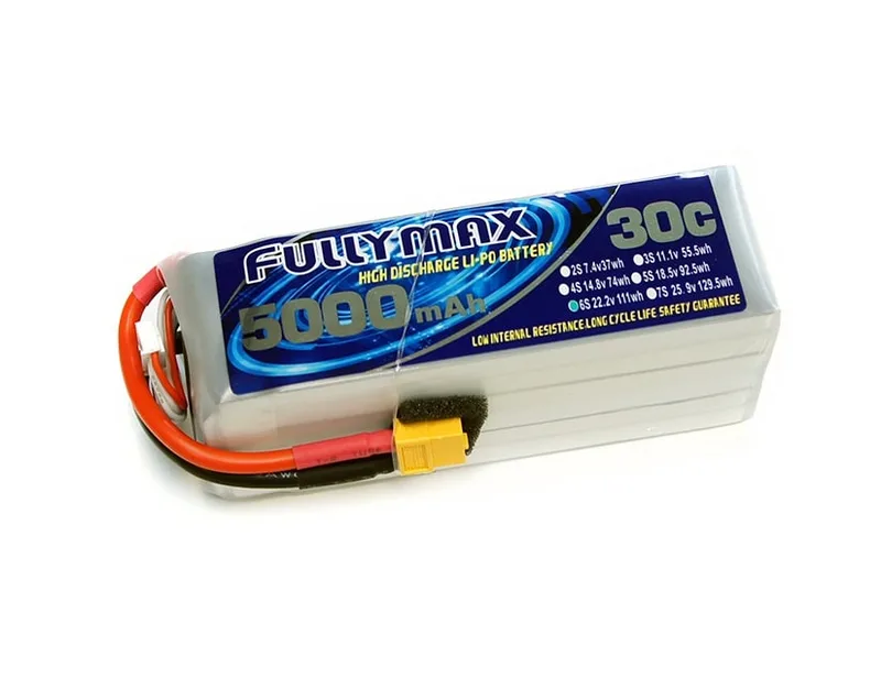 Аккумулятор LiPo Fullymax 22.2V 5000мАч 30C