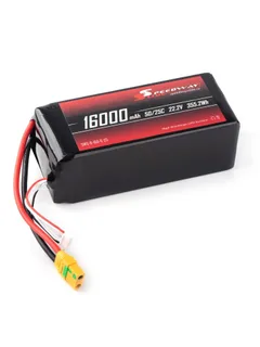 Аккумулятор Speedway Slide Li-Po soft case 6S 22.2v 16000mAh 25C XT90S — фото 2