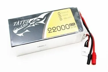 TATTU Li-pol 22.2V 22000mAh, 25C, 6s1p, AS150