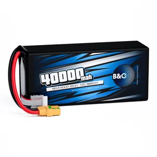 Аккумулятор Semi-Solid (Li-po) B&C 40000 MAH 22.2V (6s) 10C, XT90S, Soft case