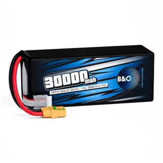 Аккумулятор Semi-Solid (Li-po) B&C 30000 MAH 22.2V (6s) 10C, XT90S, Soft case