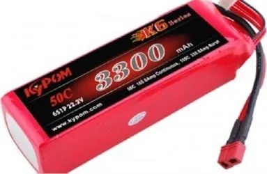 Kypom Li-pol 22.2V 3300mAh, 50C, 6s1p, Deans T-Plug