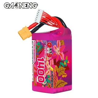 Аккумулятор Li-po Gaoneng GNB 1400mah 6S1P 22.2V 160C 40x38x82mm — фото 2