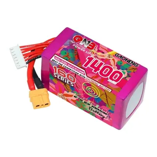 Аккумулятор Li-po Gaoneng GNB 1400mah 6S1P 22.2V 160C 40x38x82mm — фото 4