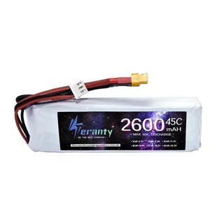 Аккумулятор LiPo Teranty 2600мАч 45C 14.8V XT60