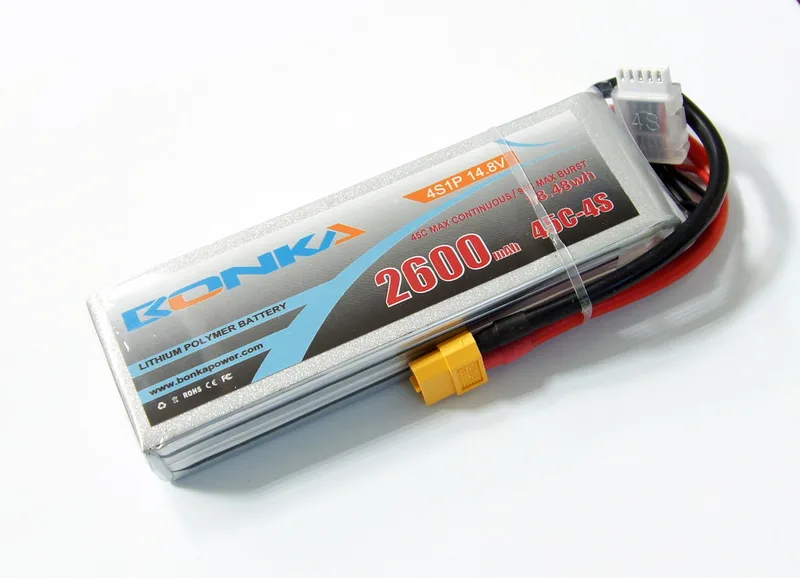 Аккумулятор LiPo Bonka 2600мАч 45C 14.8V