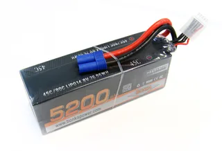 Аккумулятор LiPo Bonka 5200мАч 45C 14.8V (жесткий кейс)