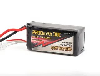 Аккумулятор VANT 75x35x35 Li-Po 2200 mAh 30C 4S 14.8V XT60 Soft case V2 — фото 3