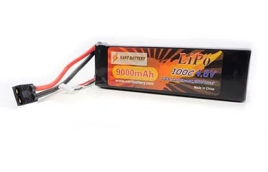 Аккумулятор LiPo Vant - 14.8В 9000мАч 100C (4S1P, разъём Traxxas)