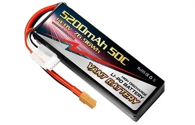 Аккумулятор LiPo Vant - 14.8В 5200мАч 50C (4S, разъём XT60)