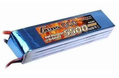 Gens Ace Li-pol 14.8V 5500mAh, 35C, 4s1p, XT60