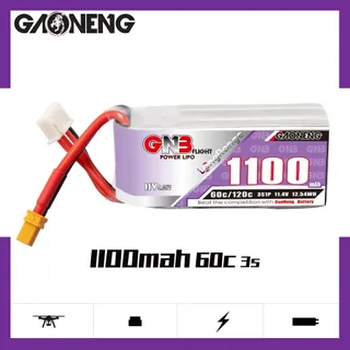 Аккумулятор Li-po Gaoneng GNB 1100mah 3S1P 11.4V HV 60C XT30