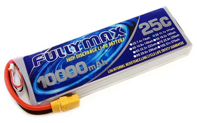 Аккумулятор LiPo Fullymax 11.1V 10000мАч 25C