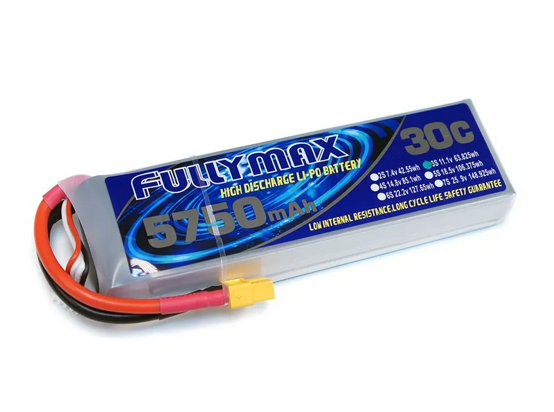 Аккумулятор LiPo Fullymax 11.1V 5750мАч 30C