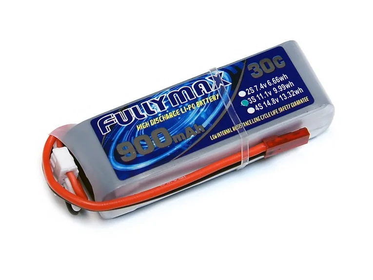 Аккумулятор LiPo Fullymax 11.1V 900мАч 30C