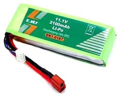 Аккумулятор LiPo Esky 11.1V 2100мАч 20C