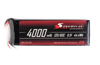 Аккумулятор Speedway Slide 132x43x22mm Li-Po 4000mAh 3S 11.1V 60C SOFT case XT60 — фото 2
