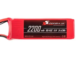 Аккумулятор Speedway Slide 106x35x24mm Li-Po 2200mAh 3S 11.1V 45C softcase XT60 — фото 2