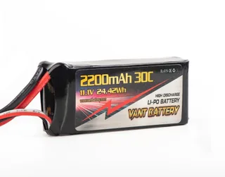 Аккумулятор VANT 75x26x35 Li-Po 2200 mAh 30C 3S 11.1V XT60 Soft case V2 — фото 2