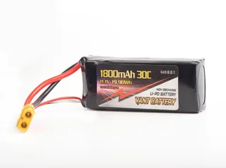 Аккумулятор VANT 85x35x22 Li-Po 1800 mAh 30C 3S 11.1V XT60 Soft case V2 — фото 4