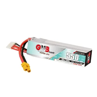Аккумулятор Li-po Gaoneng GNB 550mah 3S1P 11.1V 90C 18x18x72mm LONG TYPE — фото 2