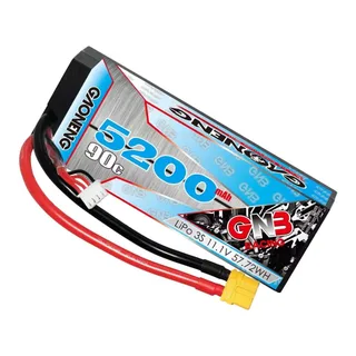 Аккумулятор Li-po Gaoneng GNB 5200MAH 11.1V 3S1P 90C 38x48x139mm XT60 — фото 4