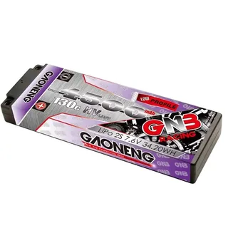 Аккумулятор Li-po Gaoneng GNB 4500MAH 7.6V 2S1P 130C LCG, 18.5x47x139mm — фото 2