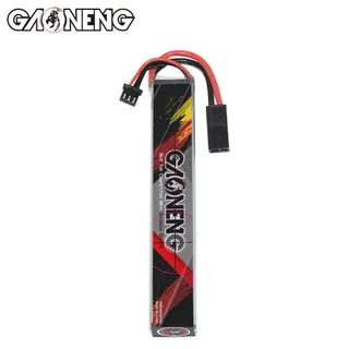 Аккумулятор для страйкбола Li-po Gaoneng GNB 2000MAH 2S1P 7.4V 30C 17x20x129mm Mini Tamiya — фото 4